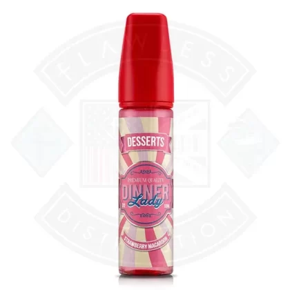 Dinner Lady Desserts – Strawberry Macaroon (SPECIAL EDITION) 0mg 50ml Shortfill