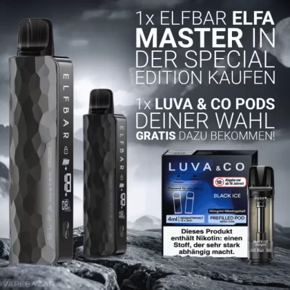 ELFA MASTER KAUFEN & 1x LUVA & CO GRATIS DAZU BEKOMMEN! - Vapebazar
