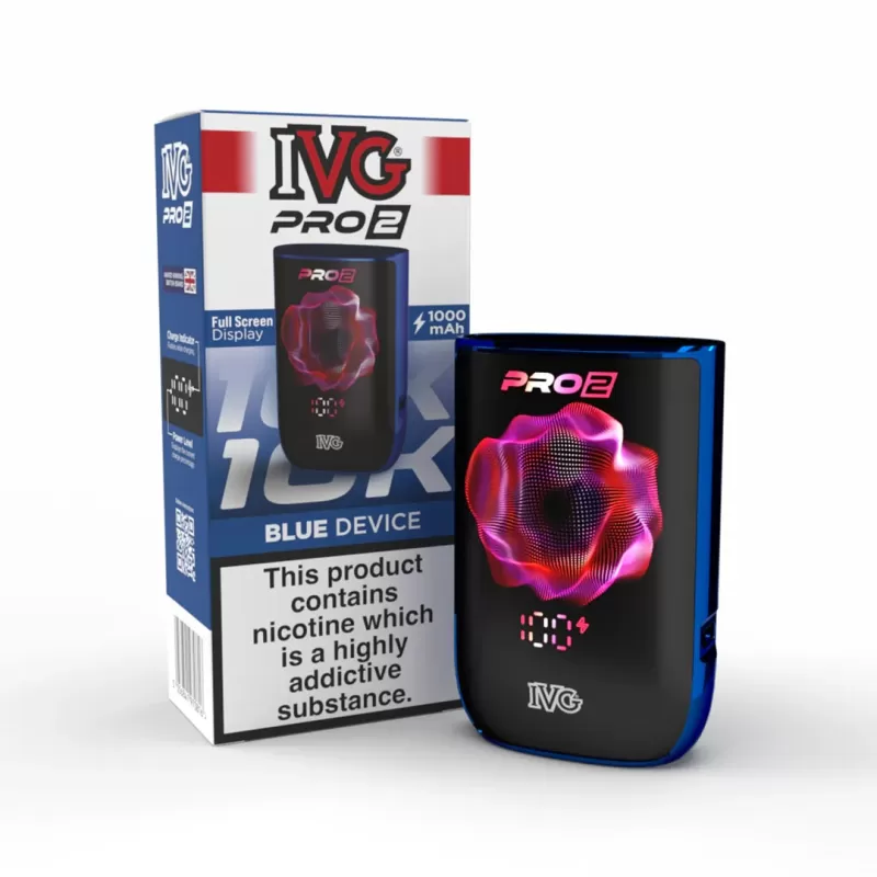 IVG PRO 2 Vape Device - Blue - Image 3