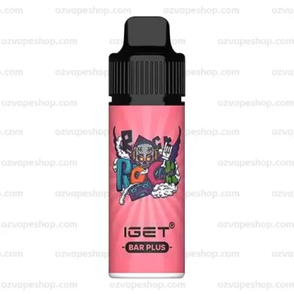 Iget Bar Plus KIT Grape Peach - Banana Ice, Blueberry raspberry bubble gum (AA2F37)