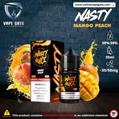 Mango Peach - Nasty 30ml - 50 mg