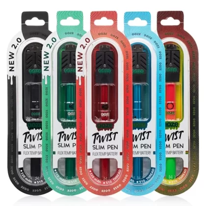Ooze Twist Slim Pen 2.0 Flex Temp Battery - Cosmic Chrome