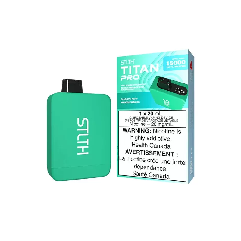 STLTH TITAN PRO DISPOSABLE – SMOOTH MINT