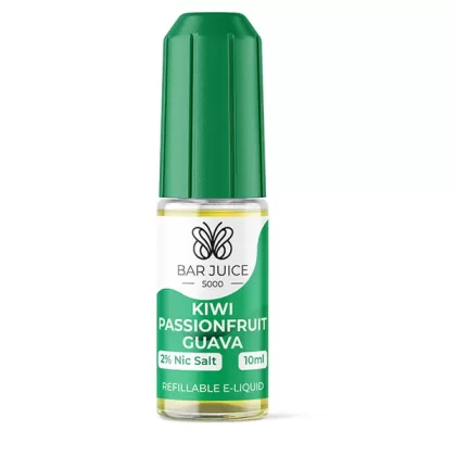 Bar Juice 5000 Kiwi Passion Fruit Guava Nic Salt E-Liquid - 20mg