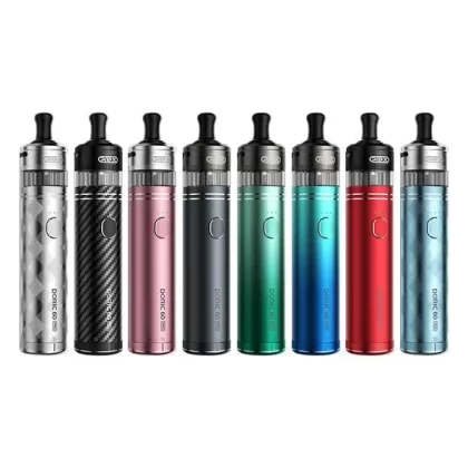 VOOPOO DORIC 60 PRO POD KIT - Color#ASTRAL SILVER>CARBON FIBER BLACK>GLOW PINK>GRAY METAL>IRIS GREEN>LAKE BLUE>MODERN RED>SNOW BLUE