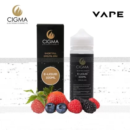 Cigma e-Liquid – Berry Mix 0mg 100ml Shortfil | Cigee
