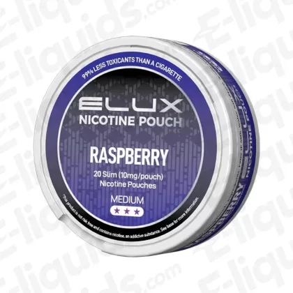 Raspberry Nicotine Pouches by Elux