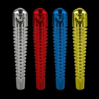 Ribbed Skeleton Aluminum Hand Pipe - Ejuicewarehouse