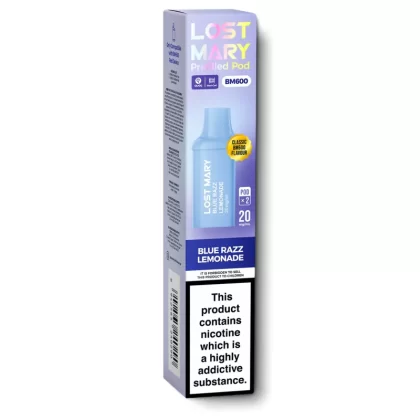 Blue Razz Lemonade BM600 Pods by Lost Mary - 20 mg/ml (9B349D)