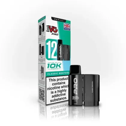 IVG Pro Refill 10mg Classic Menthol - Nicotine Strength#10mg (54F170) (54F170)