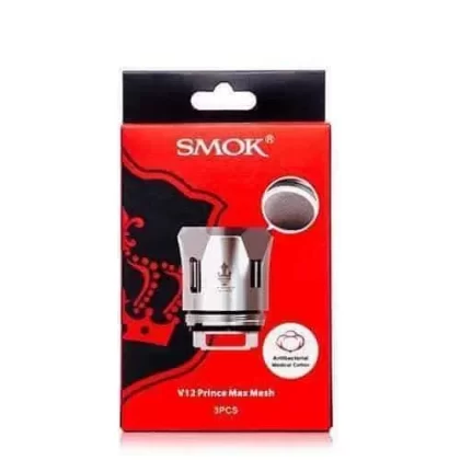 SMOK TFV12 Prince Replacement Coils (3-Pack) - X2 0.4 Ohm Dual Clapton, X6 0.15 Ohm