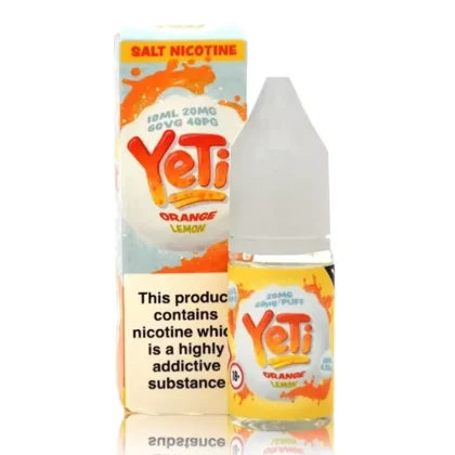 Orange Lemon By Yeti Salt 10ml - Nicotine Strength#5mg (Salt)>20mg (Salt)>10mg (Salt) (C96D87)