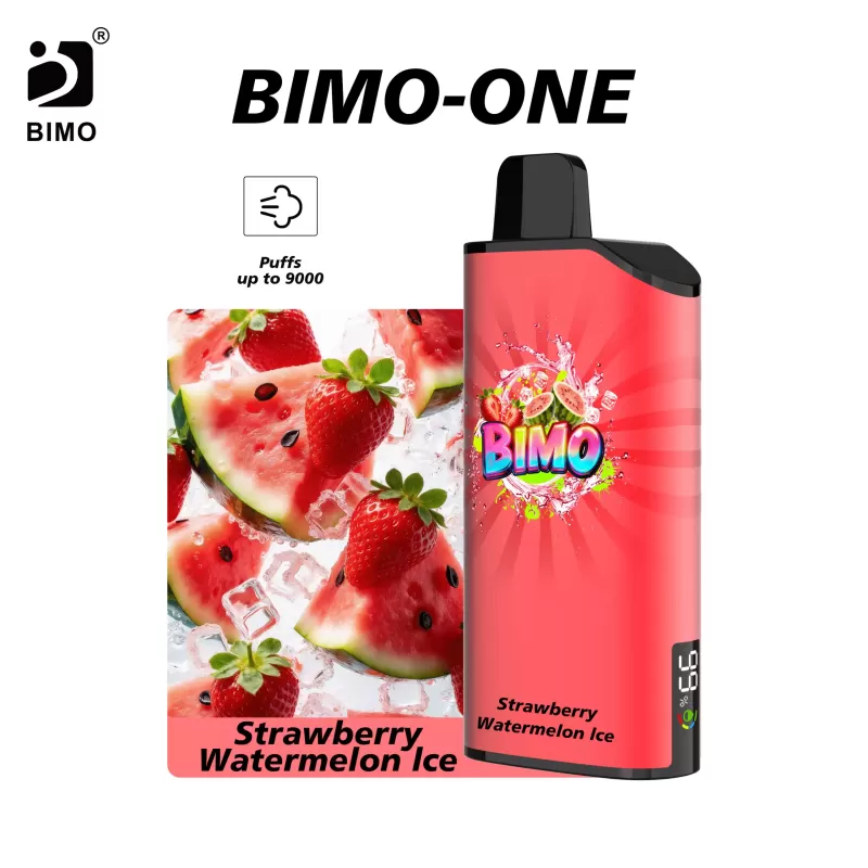 BIMO ONE 9000 Puffs – Strawberry Watermelon Ice - Ozvapeone
