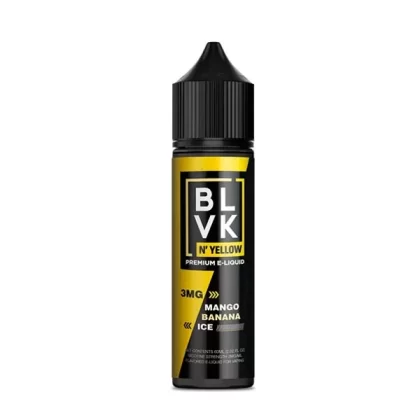 MANGO BANANA ICE – BLVK N’ YELLOW – 60ML – 3MG