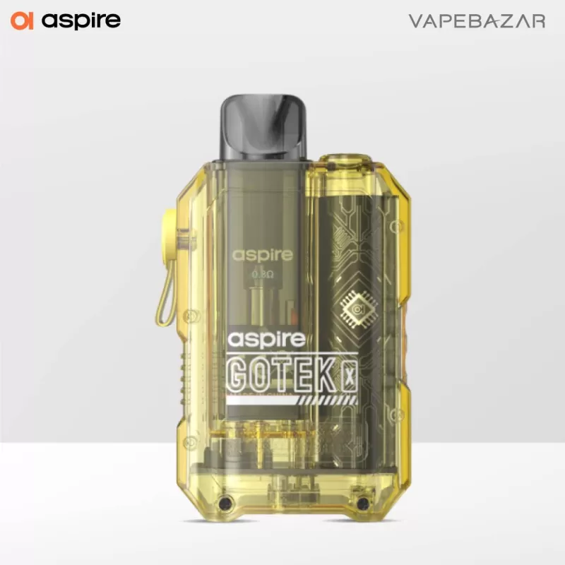Aspire – Gotek X – Pod Kit – Transparent Gelb - Image 2