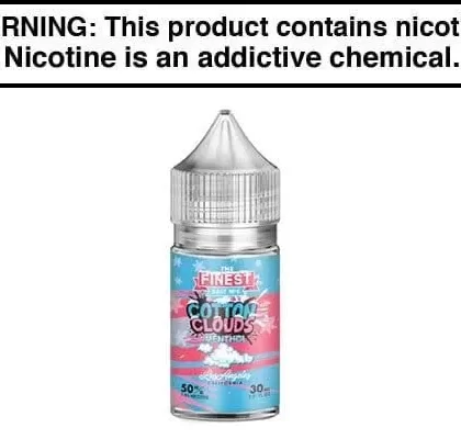 COTTON CLOUDS MENTHOL BY THE FINEST SALT NIC 30ML - Vapejuice