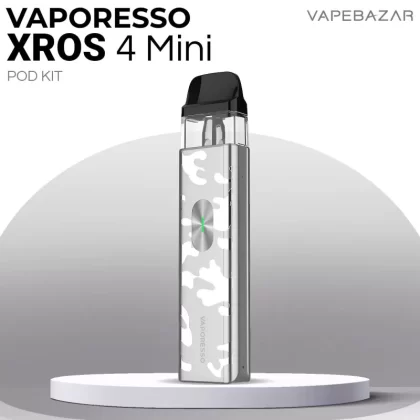 Vaporesso XROS 4 Mini Kit – Camo Silver - Vaporesso / Pod Kit / 1000 mAh / max. 30 Watt / USB-C / 3 ml