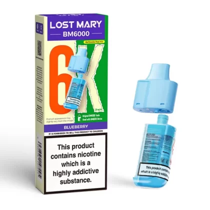 Blueberry Lost Mary BM6000 Refill Pod - 20mg (2%)