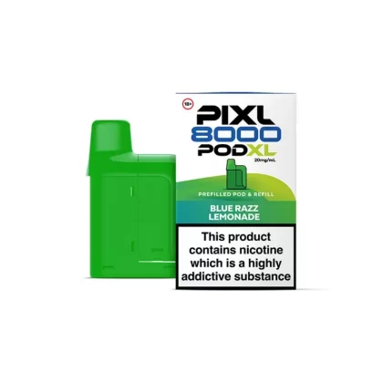 Pixl 8000 Blue Razz Lemonade Refill Pods - Ejuicewarehouse