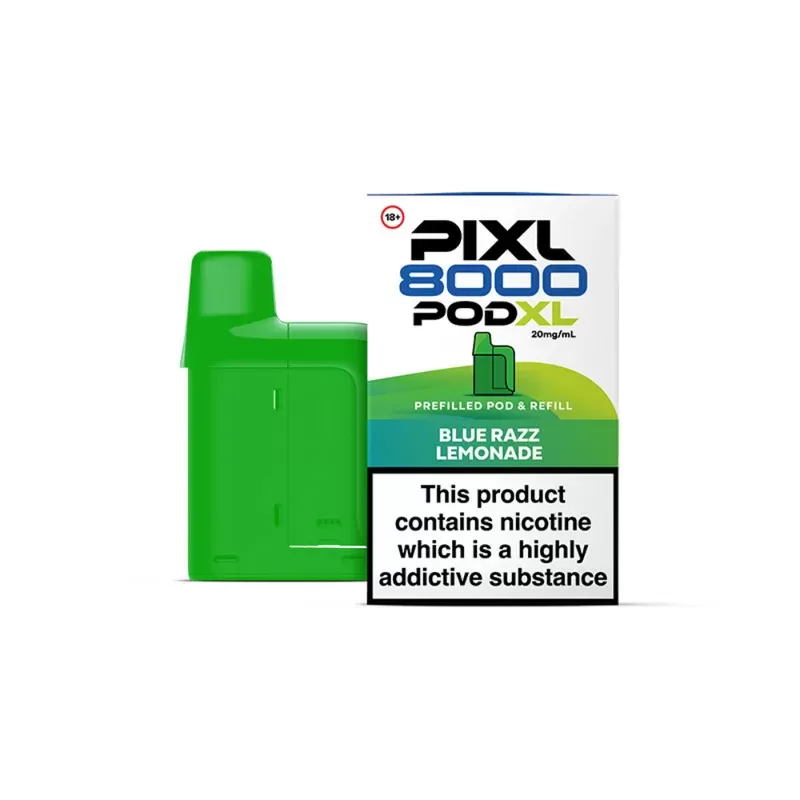 Pixl 8000 Blue Razz Lemonade Refill Pods - Ejuicewarehouse
