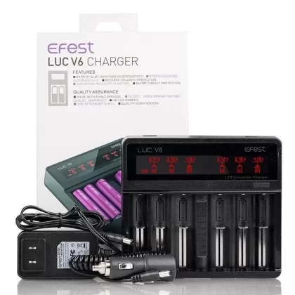 Efest LUC V6 Smart Battery Charger