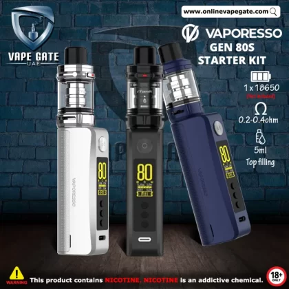 VAPORESSO GEN 80S STARTER KIT - Matte Grey