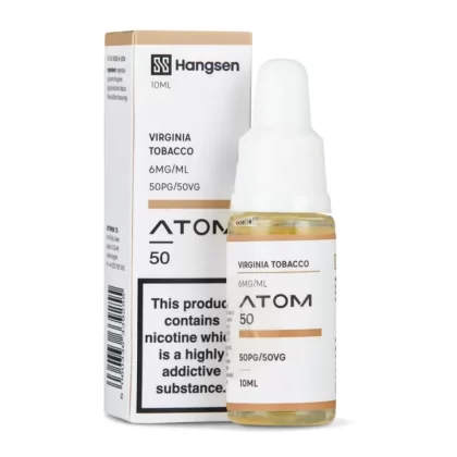 Virginia Tobacco E-Liquid Atom 50 Series by Hangsen (10ml)