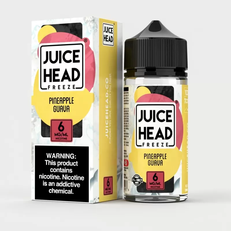 Pineapple Guava FREEZE – Juice Head – 100mL 70VG E-Juice - Uwinvapeaustralia - Image 2