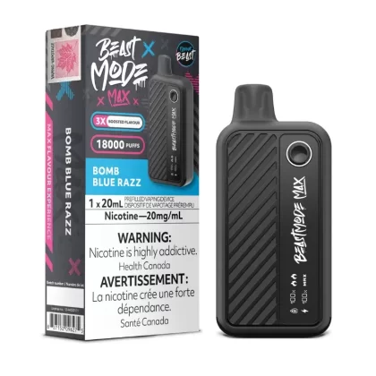 Beast Mode Max 18K Bomb Blue Razz Disposable Vape
