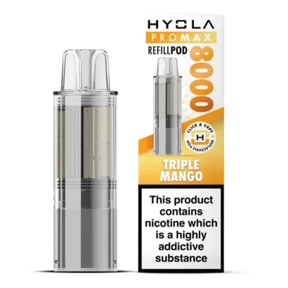 Hyola Pro Max 8000 Prefilled Pod Triple Mango - Ecigpremium