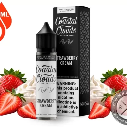 Strawberry Cream Coastal Clouds 60ml