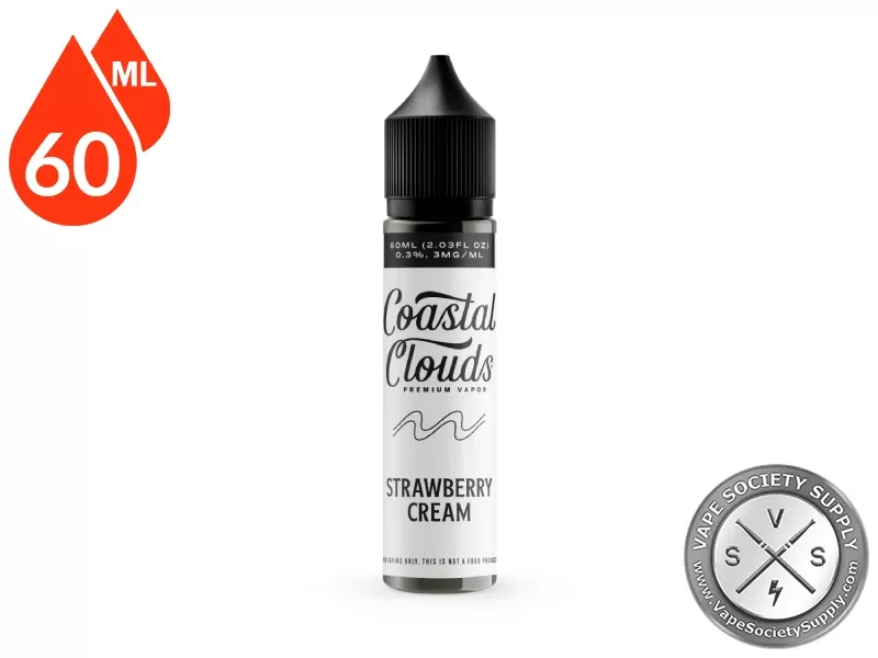 Strawberry Cream Coastal Clouds 60ml - Image 3