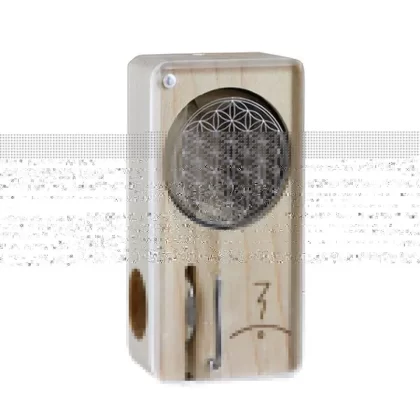 Magic Flight Launch Box Vaporizer – Laser Lid - Lid Design#Flower of Life>Metatron’s Cube>Star Knot>Tree of Life>Pineapple