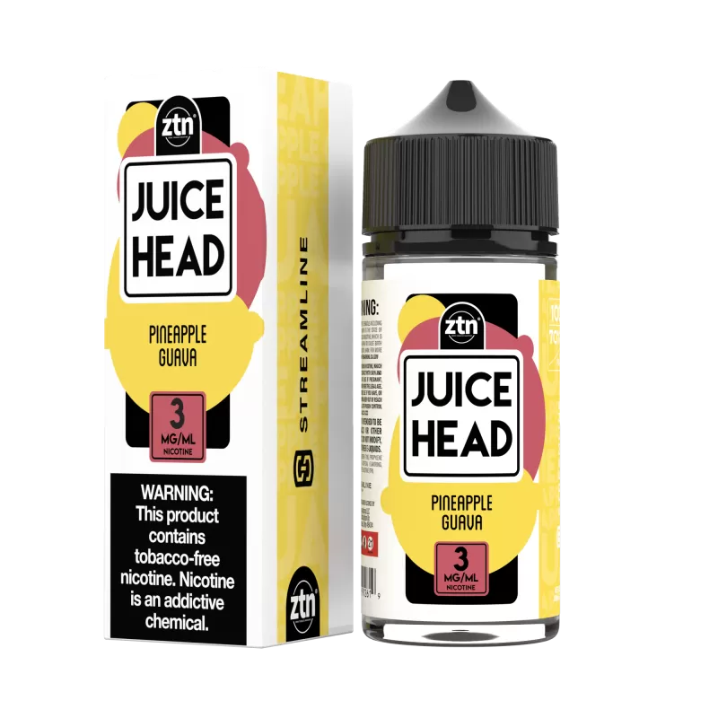 Juice Head - Pineapple Guava - 100ML E-Liquid - 3MG