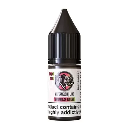 RUTHLESS BAR SALTZ WATERMELON SUBLIME 10ML NIC SALT E-LIQUID - Strength#10MG>20MG
