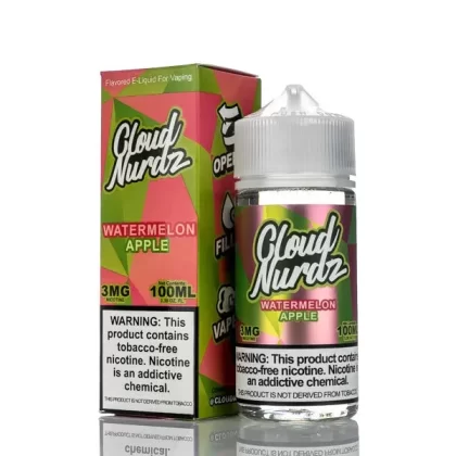 Cloud Nurdz E-Liquid Watermelon Apple 100ml
