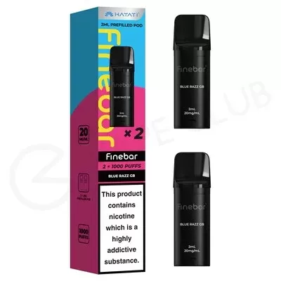 Blue Razz GB Hayati Finebar Prefilled Pods