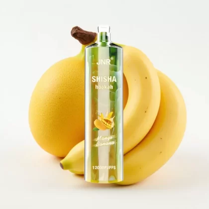 JNR Shisha Hookah 12000 Puffs Mango Banana 24ml 750mAh Tipo-C - Fumotvapemexico