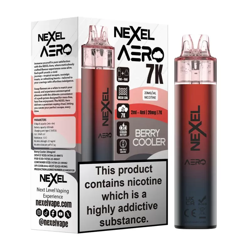 Nexel Aero 7K Prefilled Pod Kit - Juicy Peach