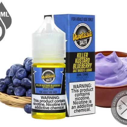 Killer Kustard Blueberry Vapetasia Salt 30ml - Vape Product, Vape Product; NCDOR