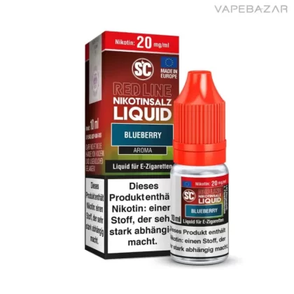 SC Red Line Nikotinsalz Liquid – Blueberry - Vapebazar