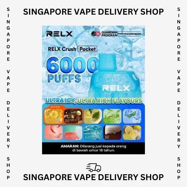 Relx Crush 6000 Puffs - Chrysanthemum Tea - Image 2