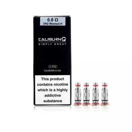 4x Caliburn G 0.80ohm Coils Uwell Caliburn GZ2 Pod System 850mAh – 2ml Pod