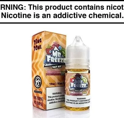 STRAWBERRY KIWI POMEGRANATE FROST BY MR. FREEZE SALTS 30ML - Vapejuice