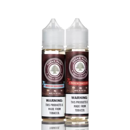 Cedar Vape E-Liquid - No Nicotine Vape Juice - 60ml (DISCONTINUED) - American Tobacco