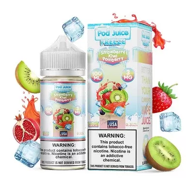 Pod Juice TFN Series 100mL – Strawberry Kiwi Pomberry Freeze