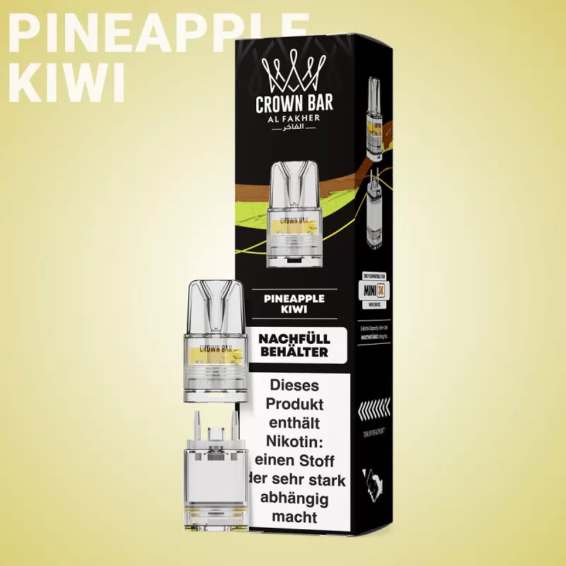 Al Fakher 3K Mini – Pineapple Kiwi - Kiwi / Ananas - Image 2