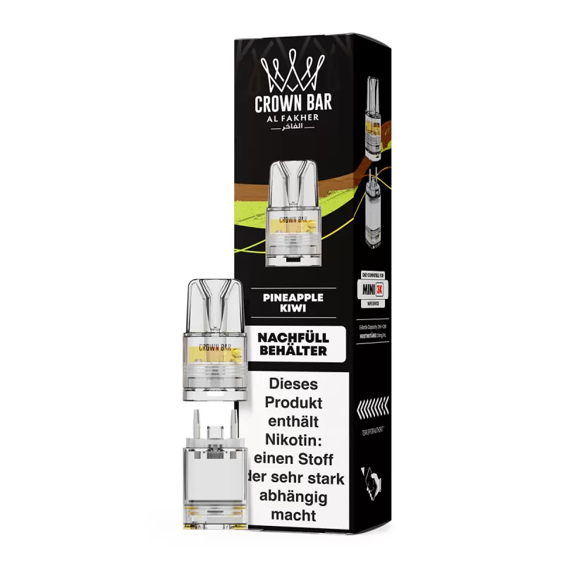 Al Fakher 3K Mini – Pineapple Kiwi - Kiwi / Ananas - Image 3