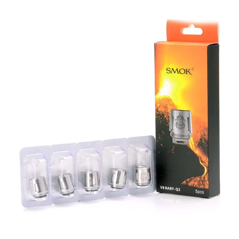 SMOK V8 Baby-Q2 0.4-0.6 Ohm Coil 5PCS-PACK - Image 2