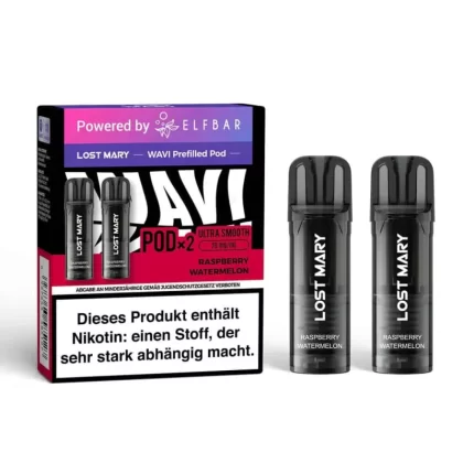Elfbar Lost Mary WAVI – Prefilled Pod – Raspberry Watermelon - Himbeere / Wassermelone